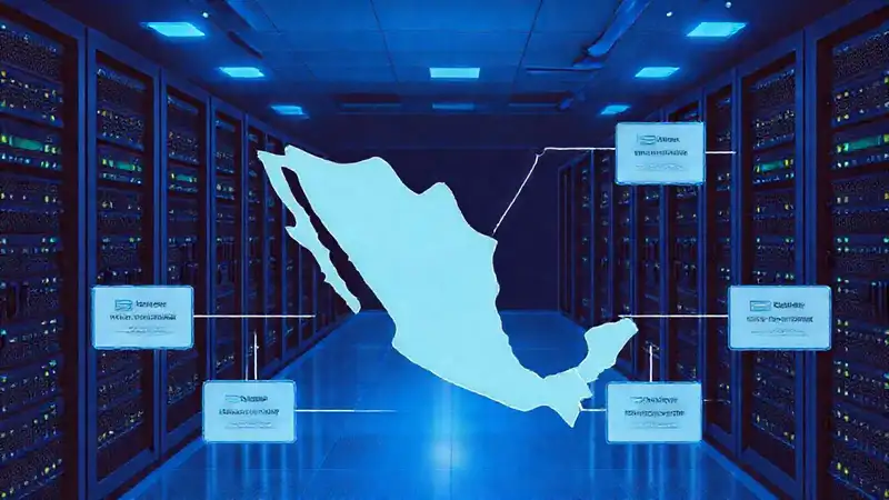 Seguridad cibernética visualizada en México