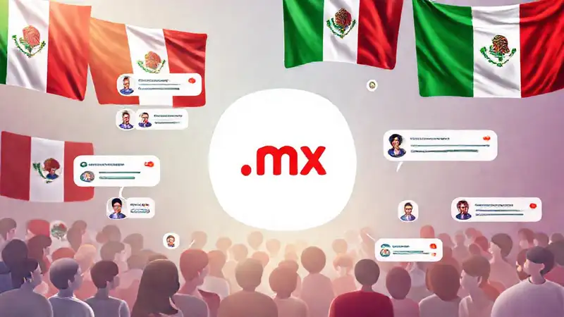 Comunidad digital mexicana interactiva y colorida
