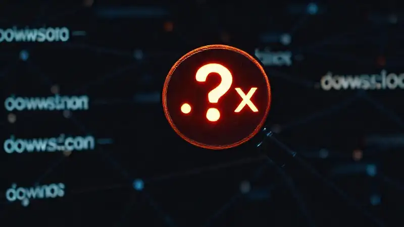 Una interfaz digital con interrogante y .mx