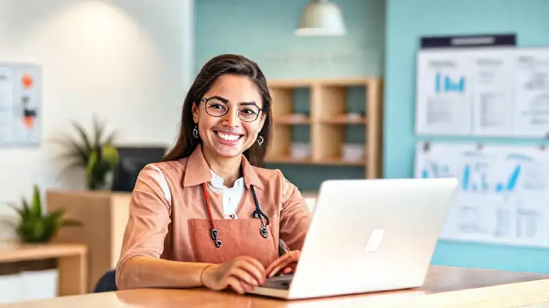 Una startup moderna y amigable ofrece ayuda