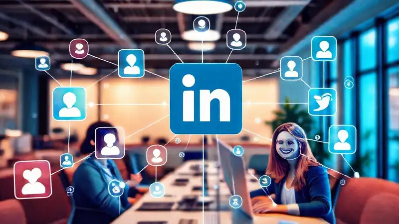 LinkedIn: conexiones digitales profesionales y vibrantes