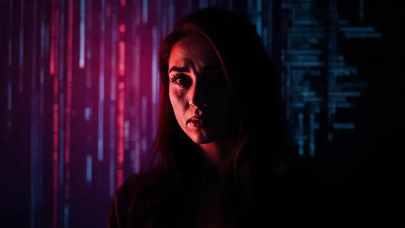 La mujer busca privacidad digital