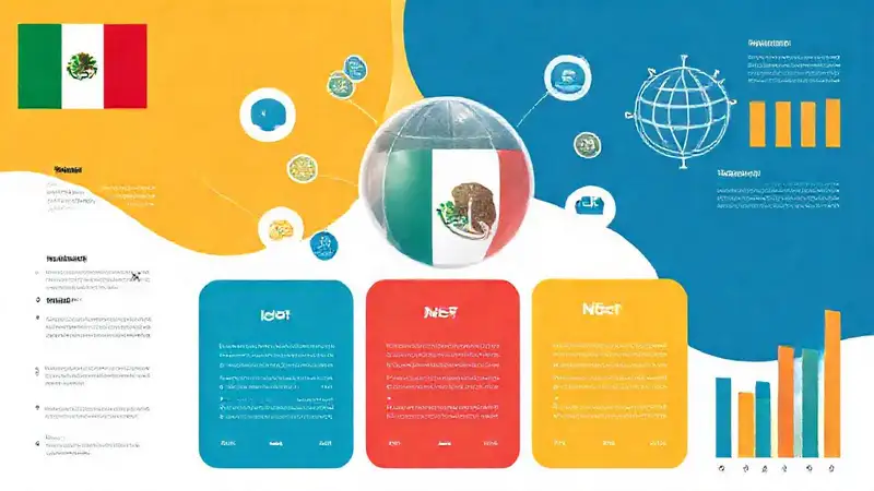 Infografía digital mexicana moderna y visual