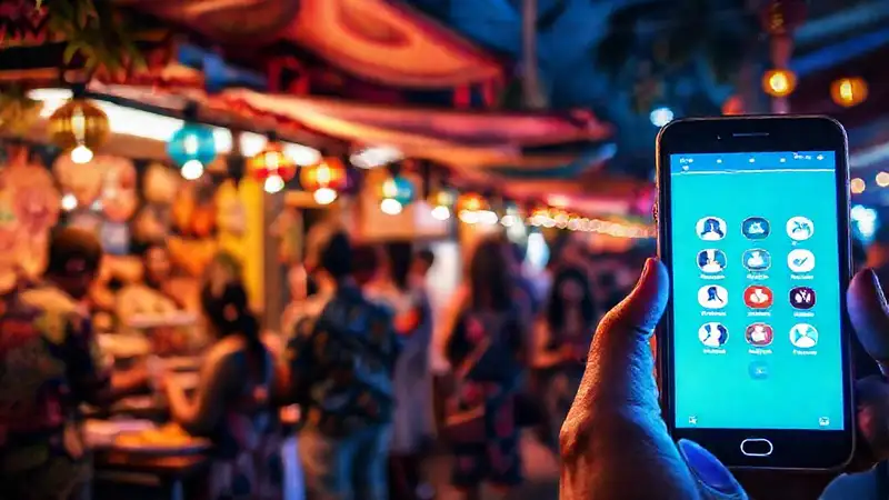 Comida mexicana vibrante y digitalmente conectada