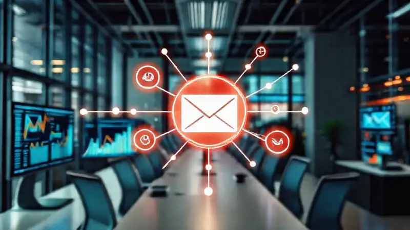 Una oficina moderna y digitalmente dinámica