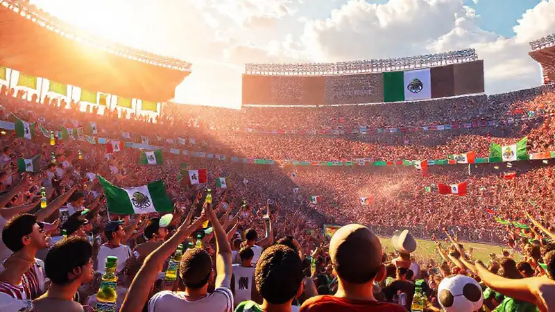 Un estadio mexicano vibra con pasión