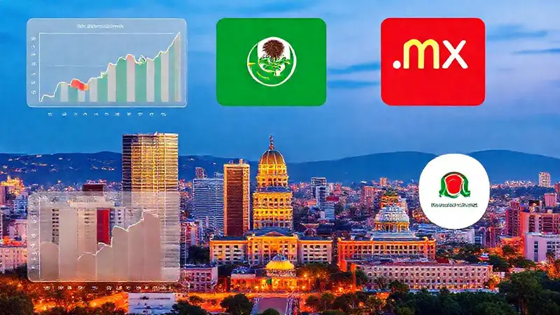 Ciudad México moderna y profesional