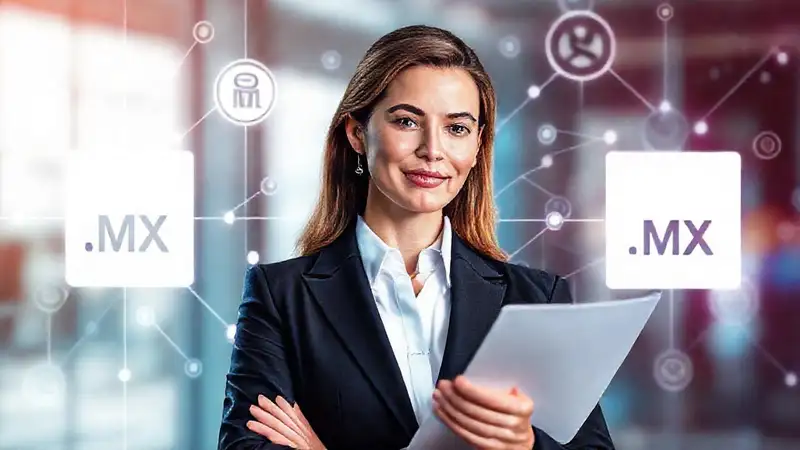 La empresaria gestiona dominios legales digitales