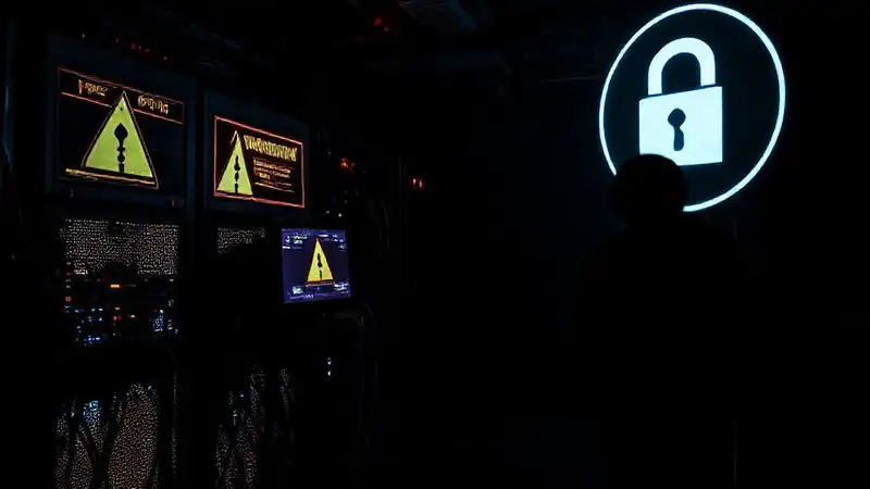 Amenaza digital en servidor oscuro