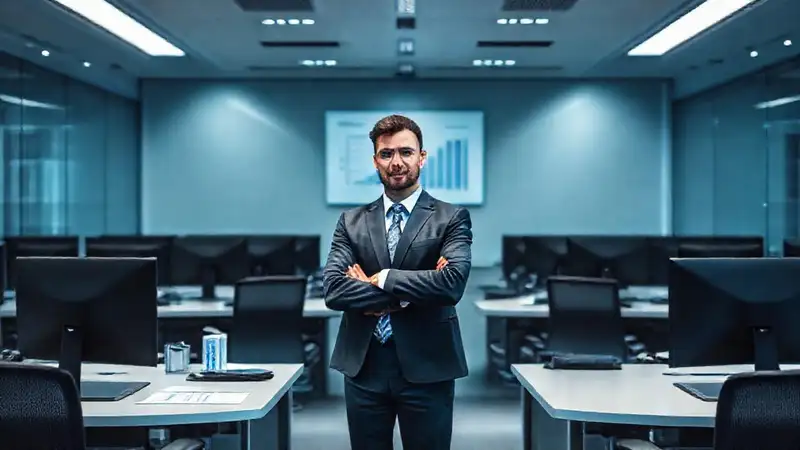 Un ejecutivo moderno transmite confianza y profesionalismo