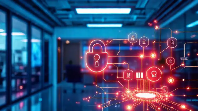 Ciberseguridad protege datos con gráficos modernos