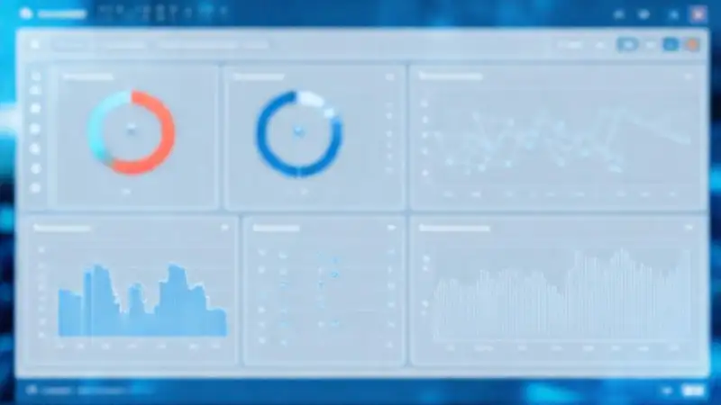 Panel de ciberseguridad analítico y moderno