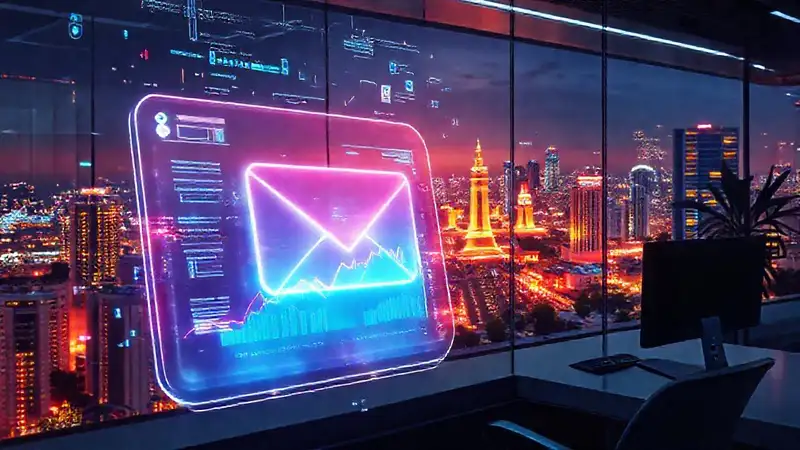 Interfaz digital futurista, informativa y dinámica