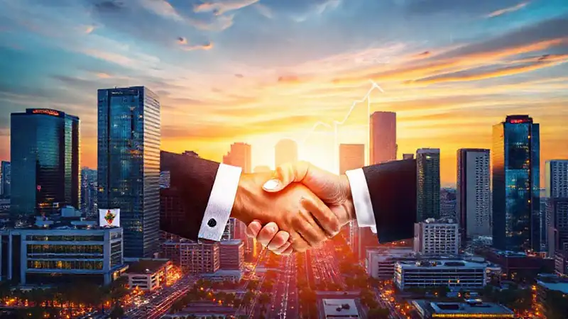 Ciudad México moderna: negocios en crecimiento