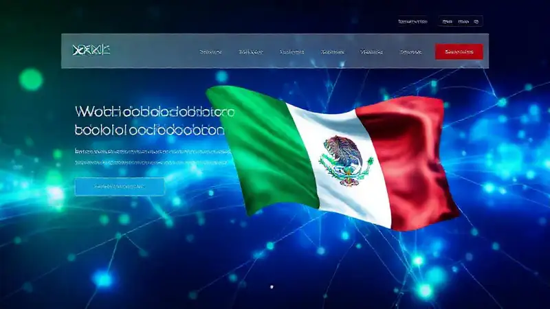 Bandera mexicana: diseño corporativo vibrante y moderno