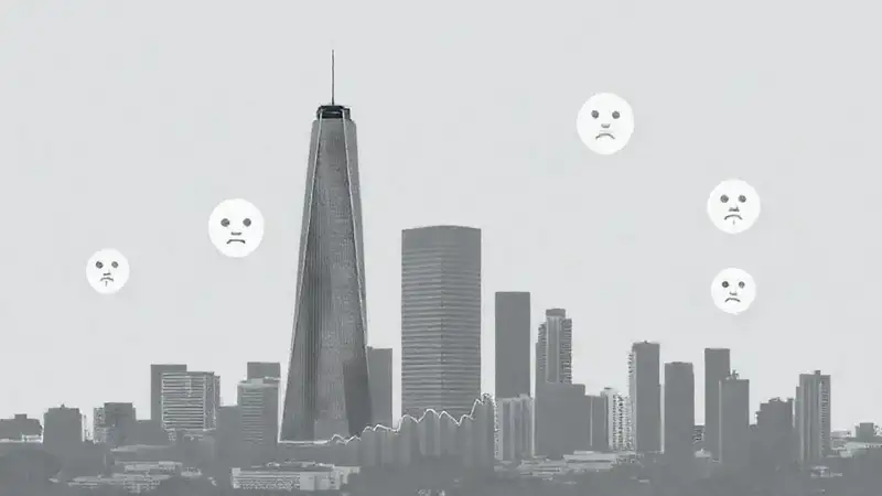 Edificio corporativo muestra cifras financieras