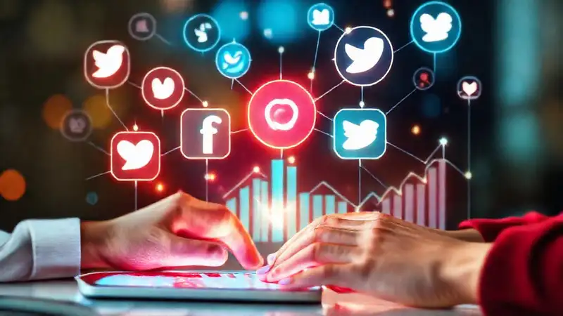 Redes digitales vibrantes y positivas