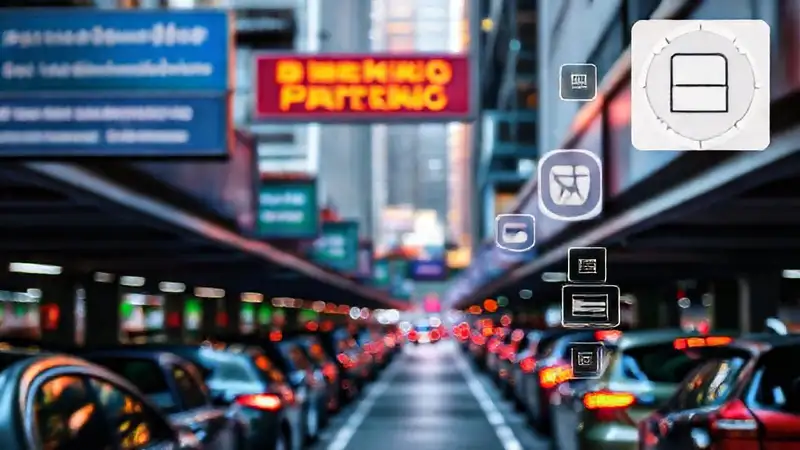 Garaje de estacionamiento urbano: moderno e invitante