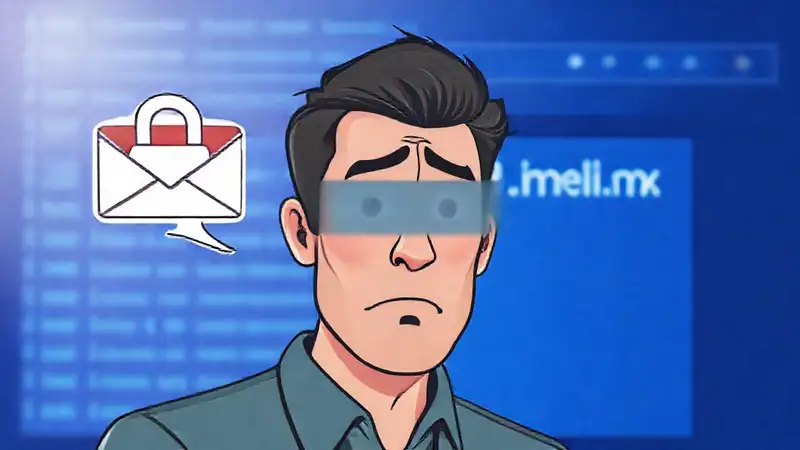 Un hombre frustrado busca ayuda digital