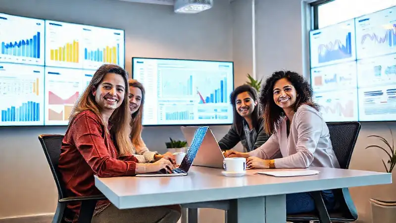 Una startup moderna triunfa con energía