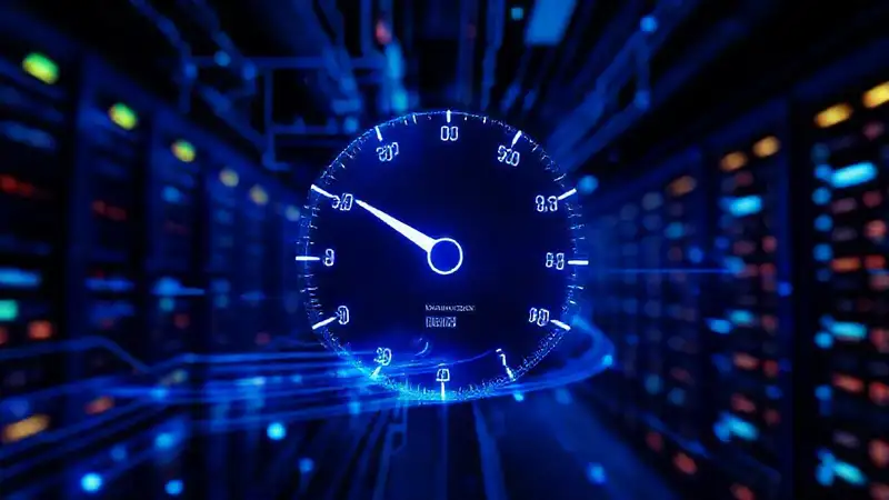 Redes digitales futuristas brillan intensamente