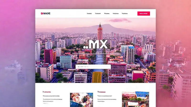 Mockup web mexicano moderno y vibrante