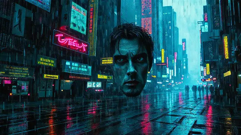 La ciudad cibernética es decadente y angustiosa