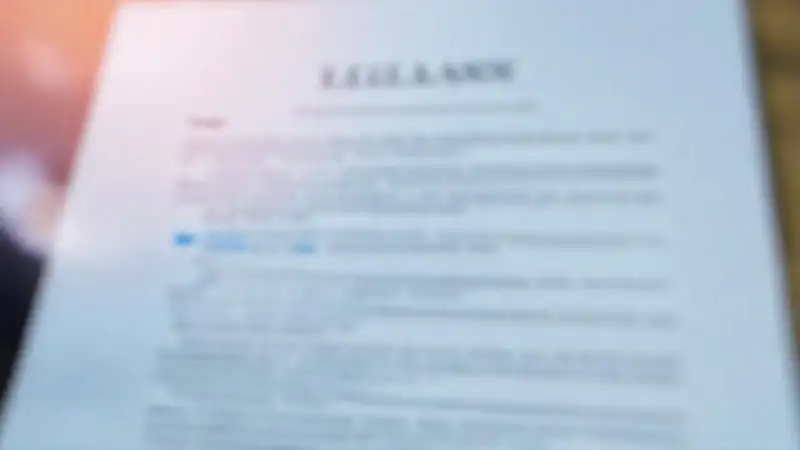 Documento legal digital, profesional y serio