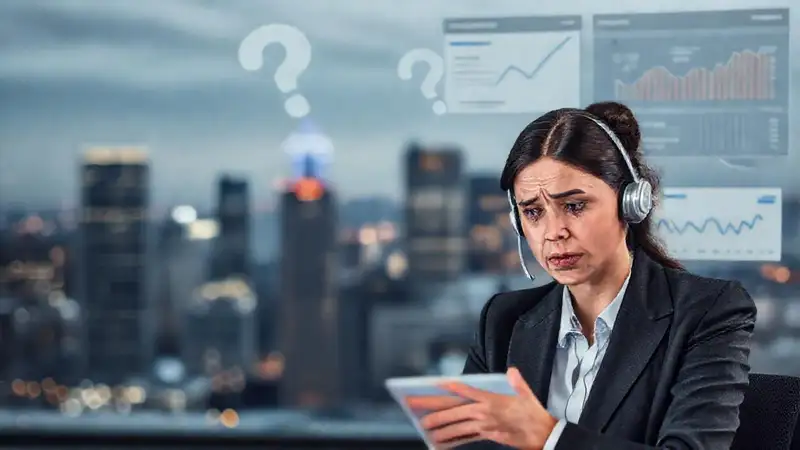 El servicio al cliente enfrenta un cliente frustrado