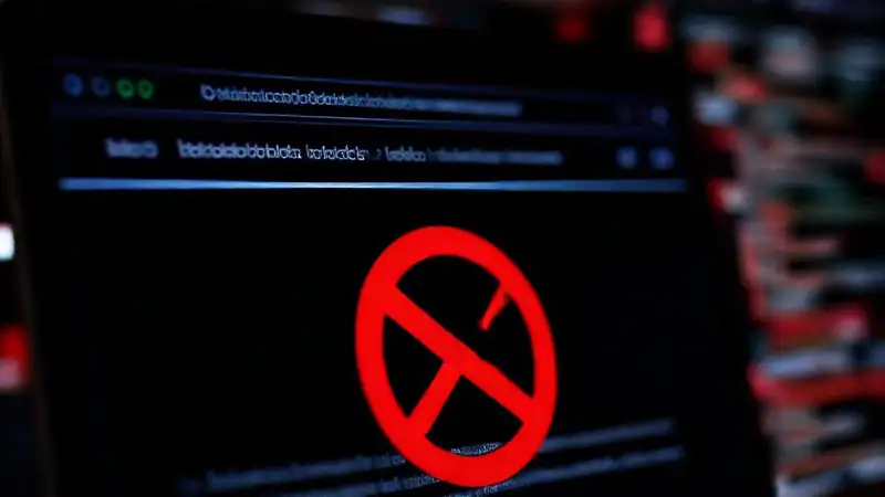 Un sitio web bloqueado genera frustración legal