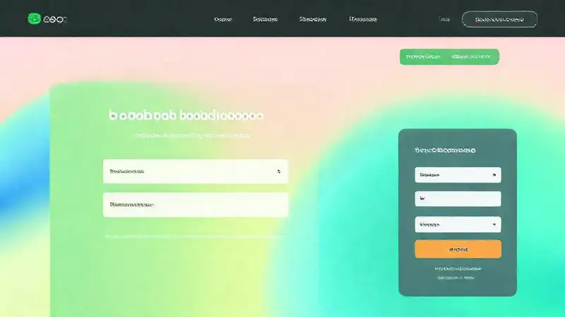 Interfaz moderna, verde y atractiva