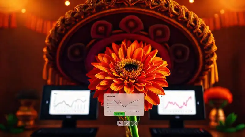 México digital: interfaz festiva y colorida