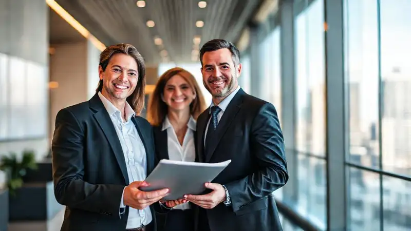 Un edificio corporativo moderno y profesional