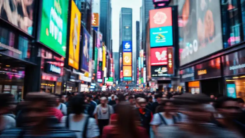 Ciudad moderna vibrante y dinámica