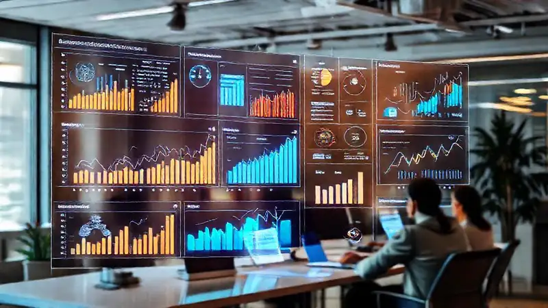 Éxito digital, innovación y optimismo vibrante