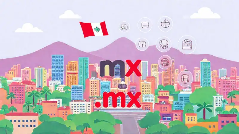Ciudad mexicana moderna, digital y vibrante