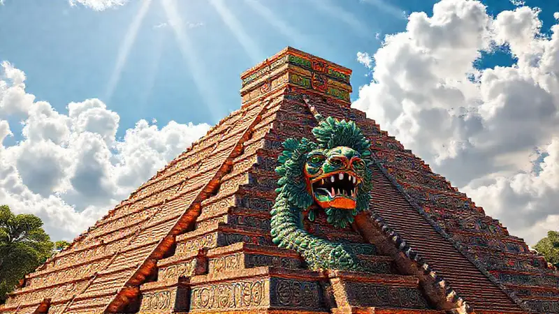 Pirámide azteca: belleza y simbolismo ancestral