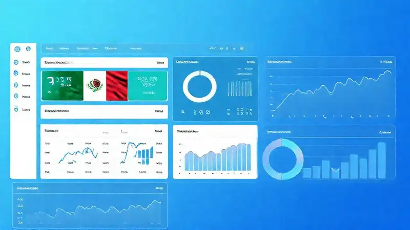 Panel digital analiza conversiones con diseño moderno