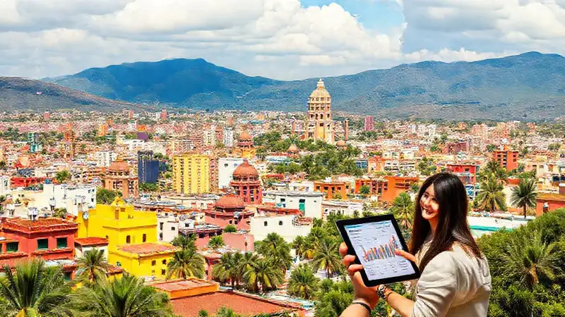 Ciudad mexicana: datos visuales y clientes felices
