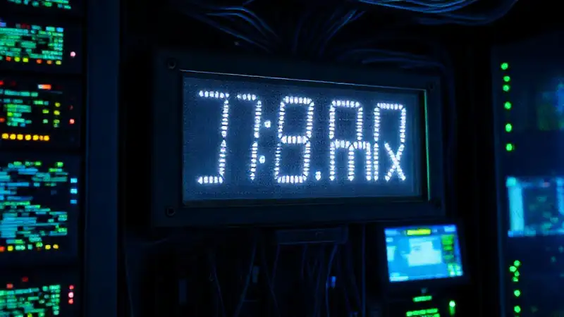 Un servidor técnico muestra datos digitales