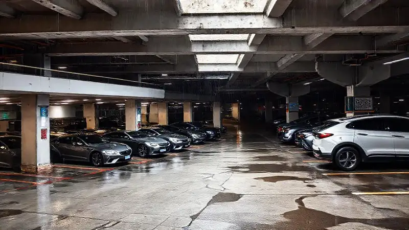 Contraste marcado entre lujo y deterioro