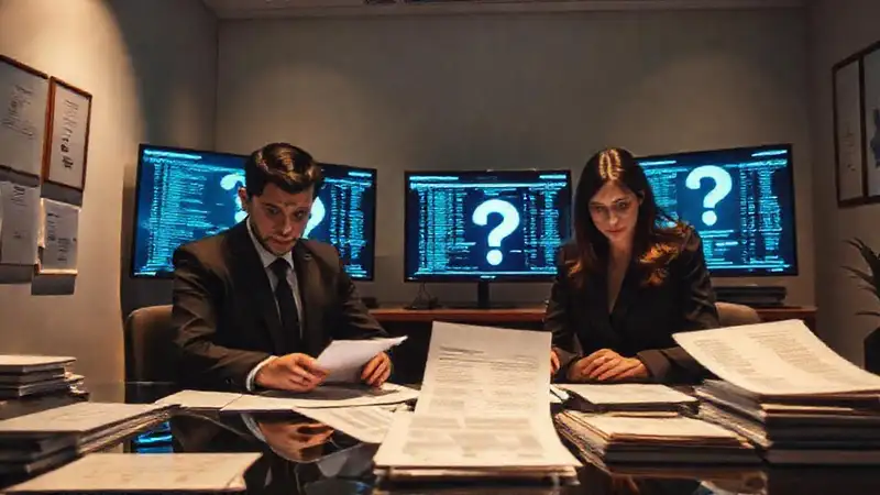 La oficina de abogados es tensa y digital