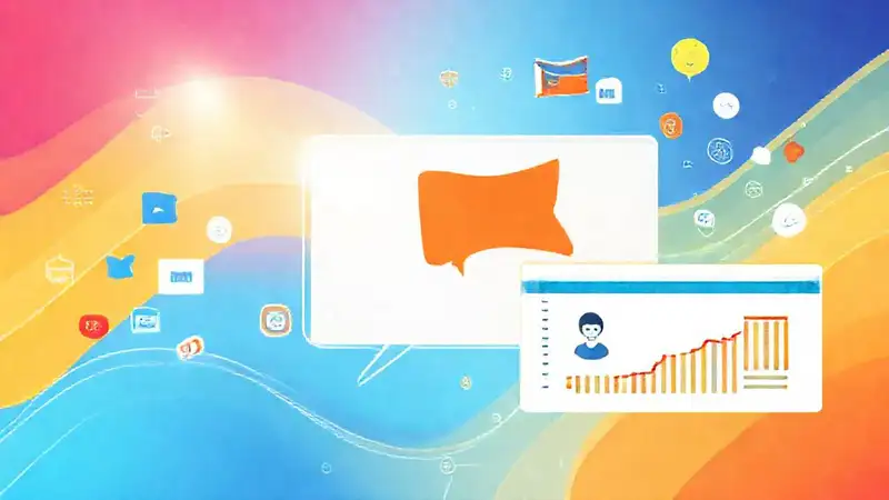 Webinar digital conecta con colores vibrantes